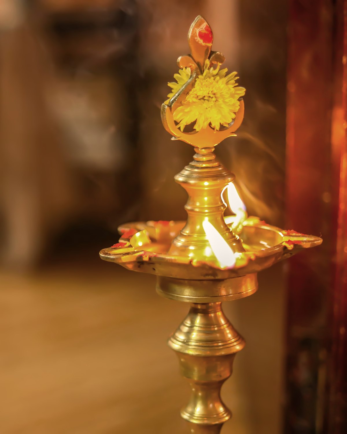 Brass Nilavilakku Lamp
