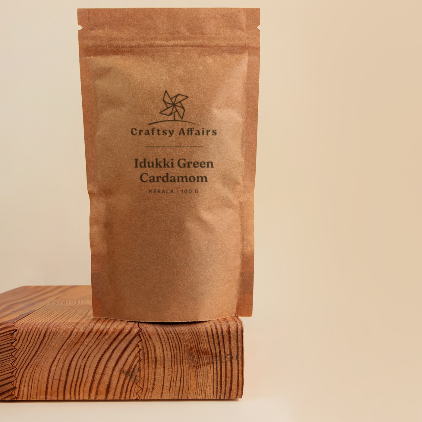 Idukki Green Cardamom, 100 g in Craftsy Affairs packaging
